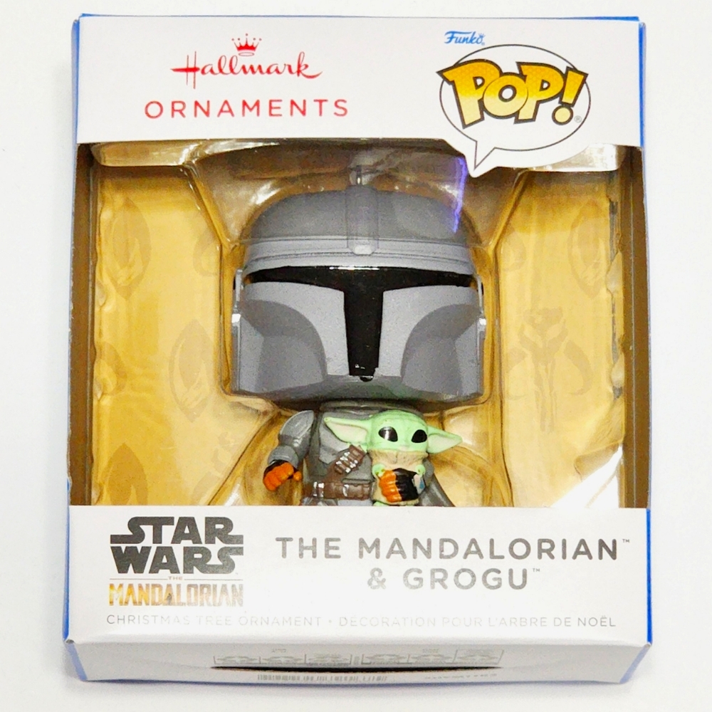 Funko Pop Hallmark Christmas Tree Ornament Star Wars Mandalorian Grogu